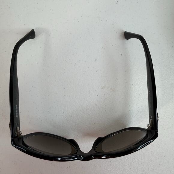 Michael Kors Women’s Sunglasses FRAMES ONLY Brown Gold Logo Cateye Shape - Picture 6 of 13